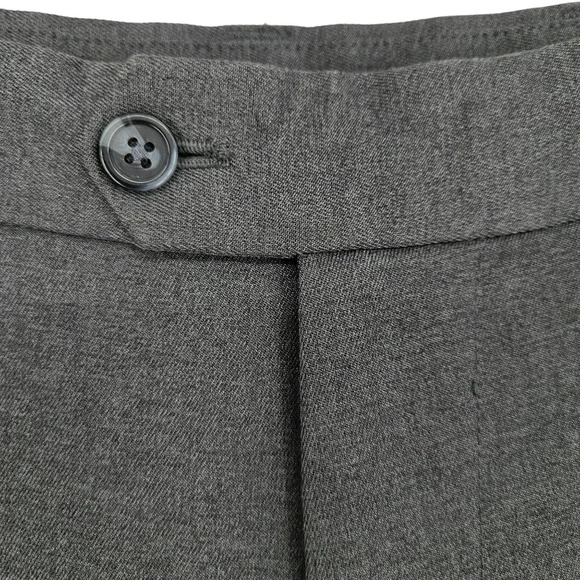 IZOD Golf Pants Dark Gray Straight Leg Flat Front Lightweight - Picture 2 of 8
